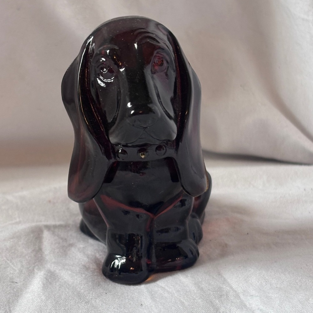 Vintage Avon Basset Hound Perfume Bottle